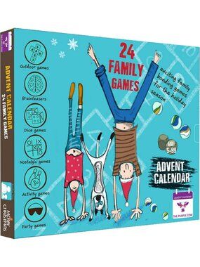 24 Fun Family Games Countdown Calendar - Screen-Free Family Bonding for Kids 6